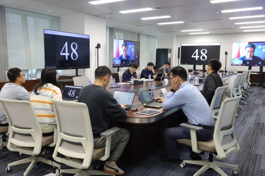 三峽能源員工競聘上崗現場